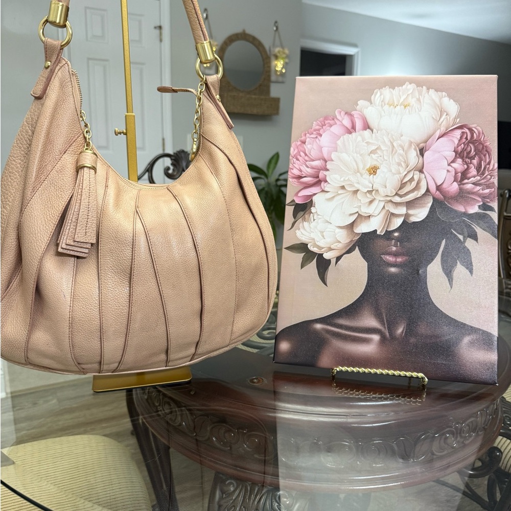 Brahmin Tan Hobo Bag